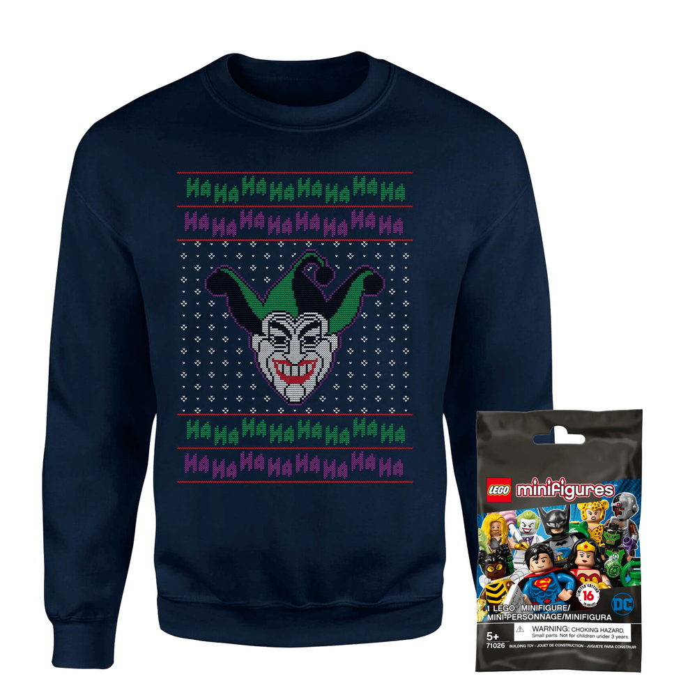 DC Sweatshirt & Lego Minifigure Bundle - Heren - S Afbeelding 1