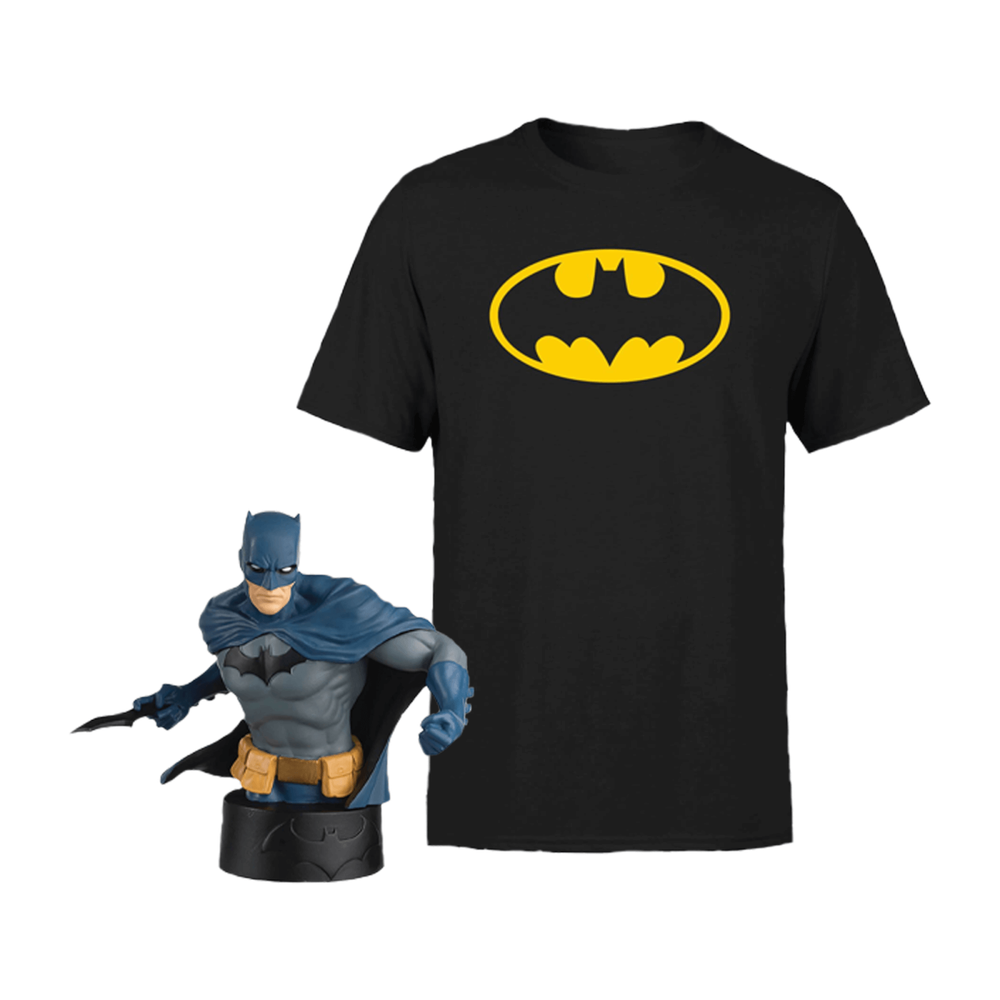 Batman Tee & Statue Bundle - Heren - S Afbeelding 1