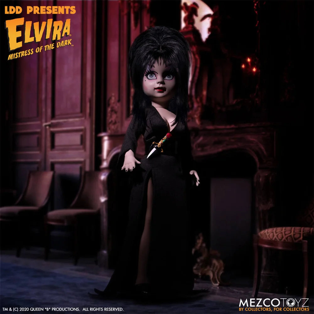 Mezco Living Dead Dolls Presents Elvira Mistress of the Dark Afbeelding 1
