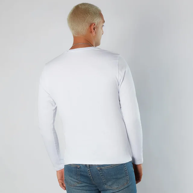 MTV Unisex Long Sleeve T-Shirt - Wit