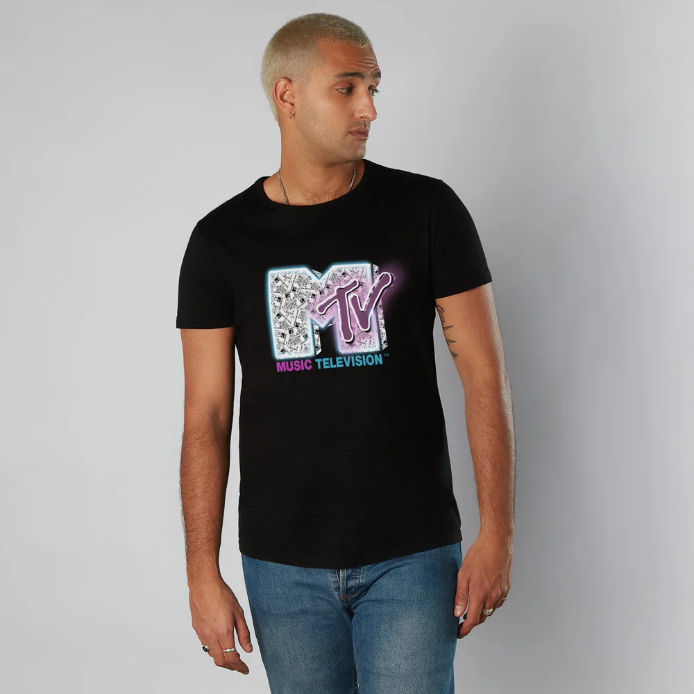 MTV Men's T-Shirt - Zwart - S Afbeelding 1