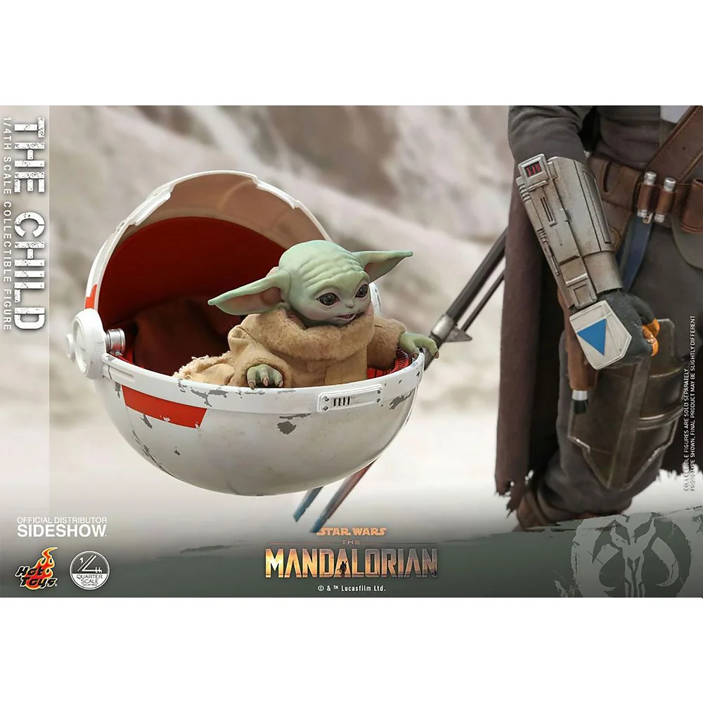 Hot Toys Star Wars The Mandalorian Actiefiguur 1/4 The Child 9 cm Afbeelding 1