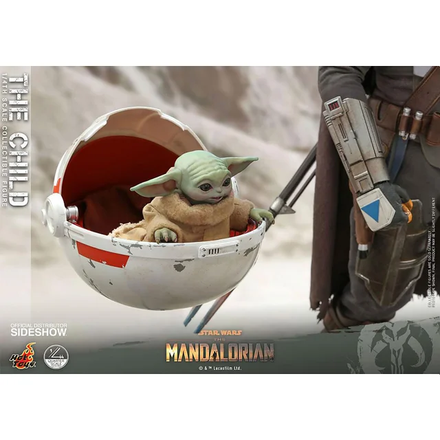 Hot Toys Star Wars The Mandalorian Actiefiguur 1/4 The Child 9 cm