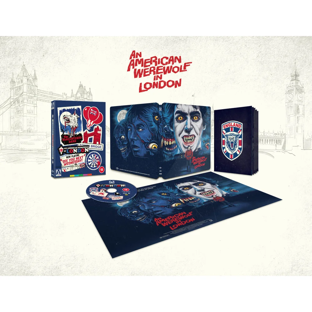 An American Werewolf in London Zavvi Exclusief Blu-ray Steelbook met Stevige Slipcase Afbeelding 1