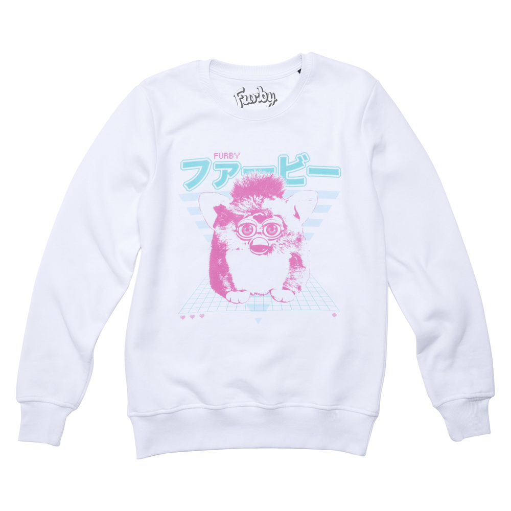 Furby Retro Sweatshirt - White - S Afbeelding 1