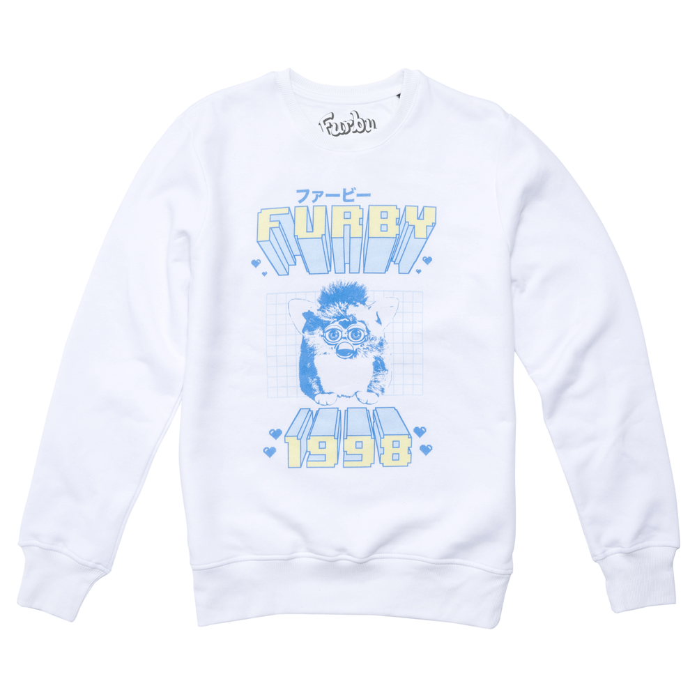 Furby 1998 Sweatshirt - White - S Afbeelding 1