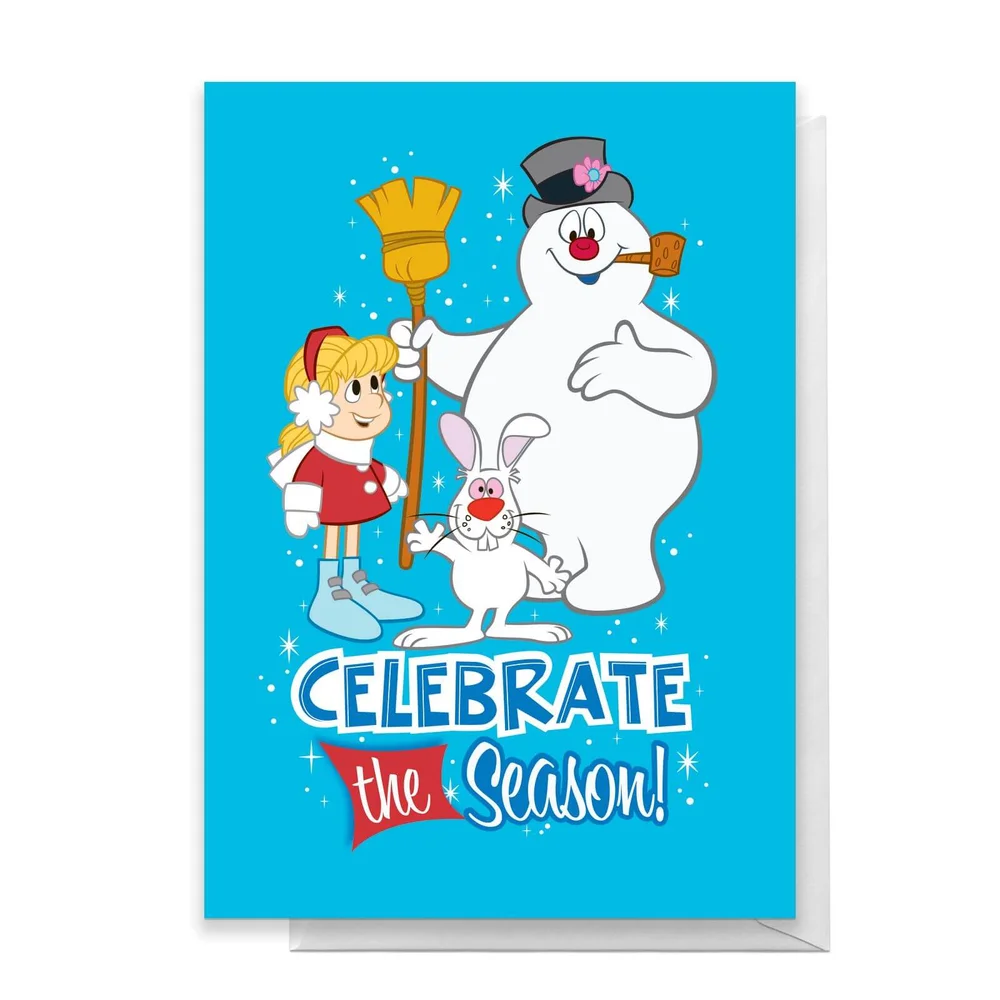 Celebrate The Season Greetings Card - Large Card Afbeelding 1