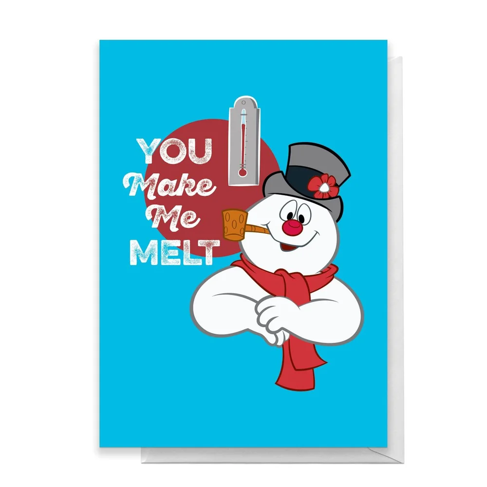 You Make Me Melt Greetings Card - Standard Card Afbeelding 1