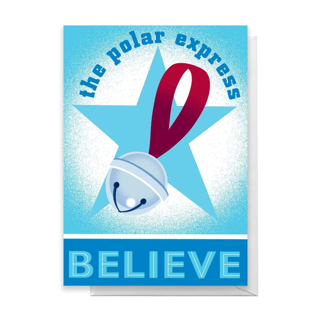 The Polar Express Believe Greetings Card - Standard Card Afbeelding 1