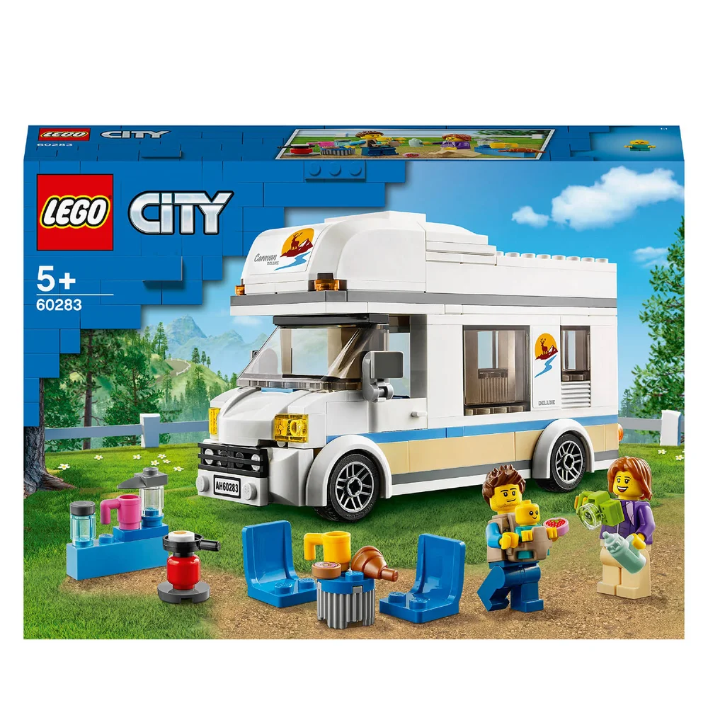 LEGO Stad: Great Vehicles Holiday Camper Van Speelgoedauto (60283) Afbeelding 1
