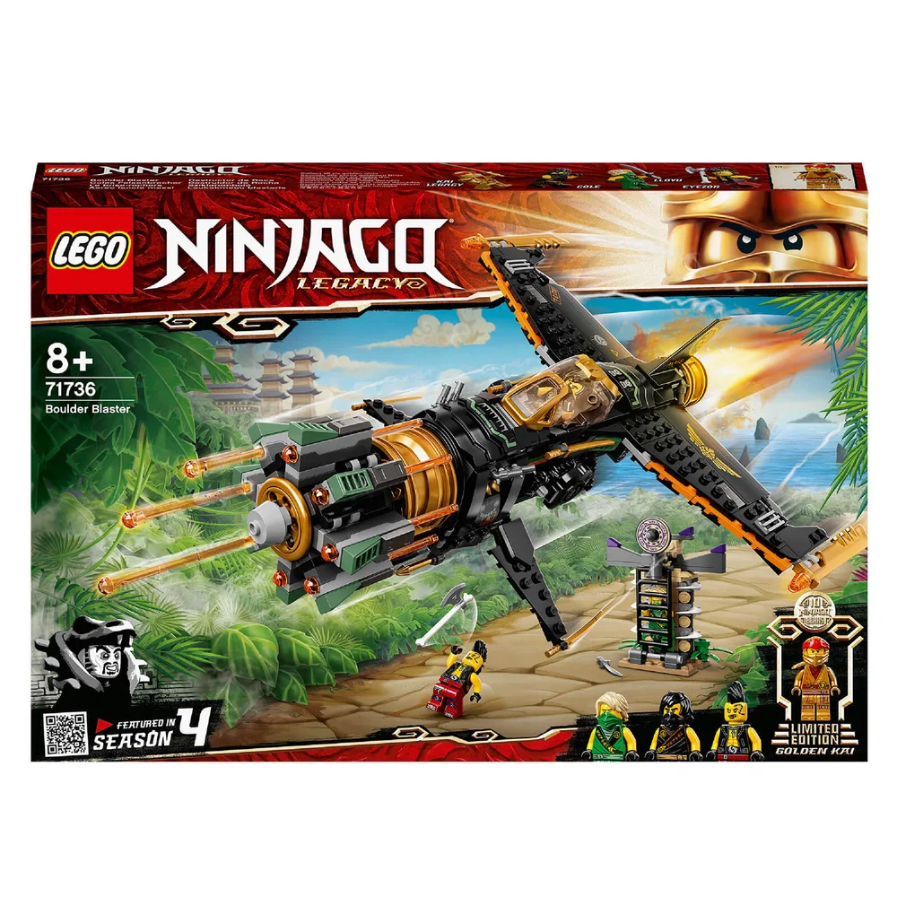 LEGO NINJAGO: Legacy Boulder Blaster Vliegtuig Speelgoed (71736) Afbeelding 1