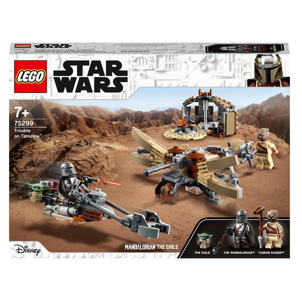 LEGO 75299 Star Wars: The Mandalorian Trouble op Tatooine Bouwset met Baby Yoda Baby Poppetje voor Kinderen van 7 Jaar en Ouder Afbeelding 1
