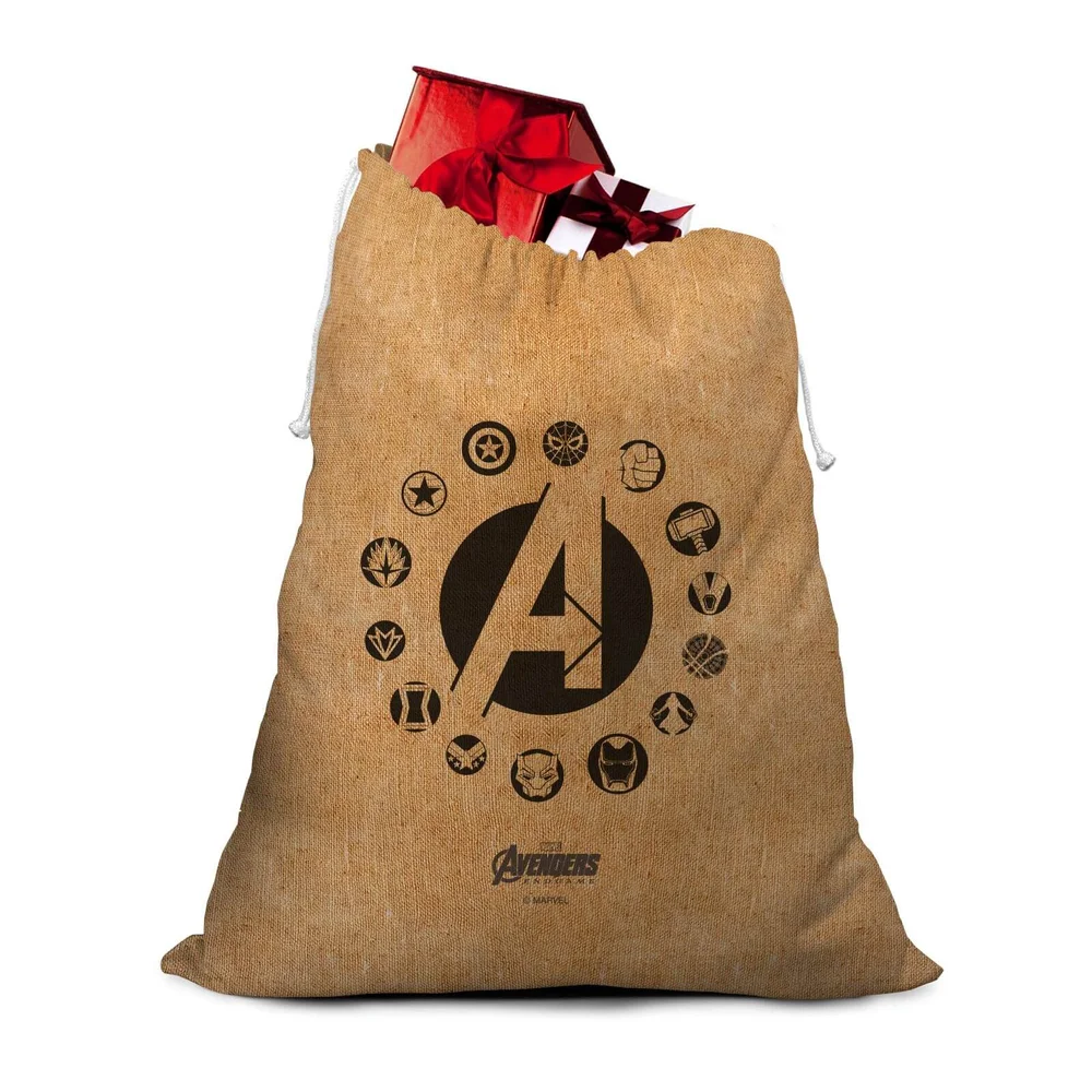 Avengers Logos Christmas Santa Sack Afbeelding 1