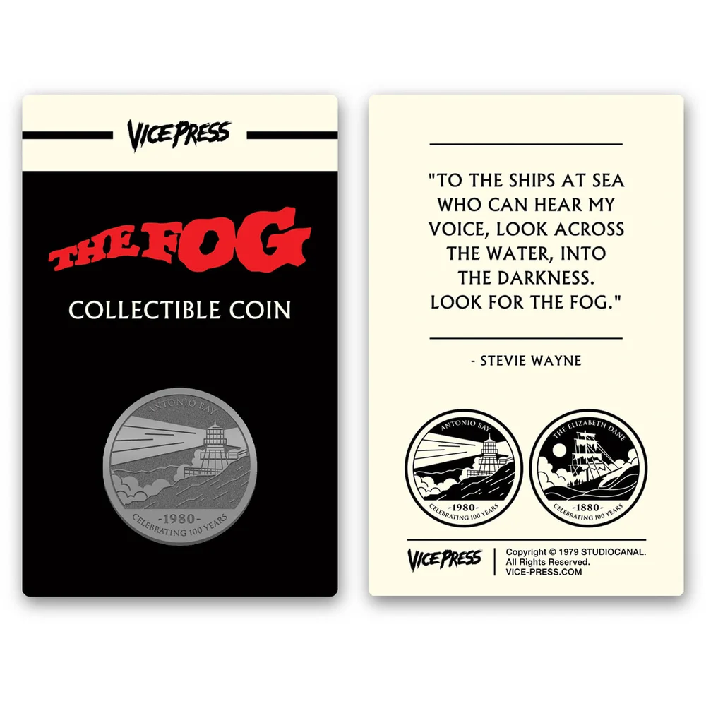 John Carpenter's - The Fog Limited Edition Zilveren Collector Munt Afbeelding 1