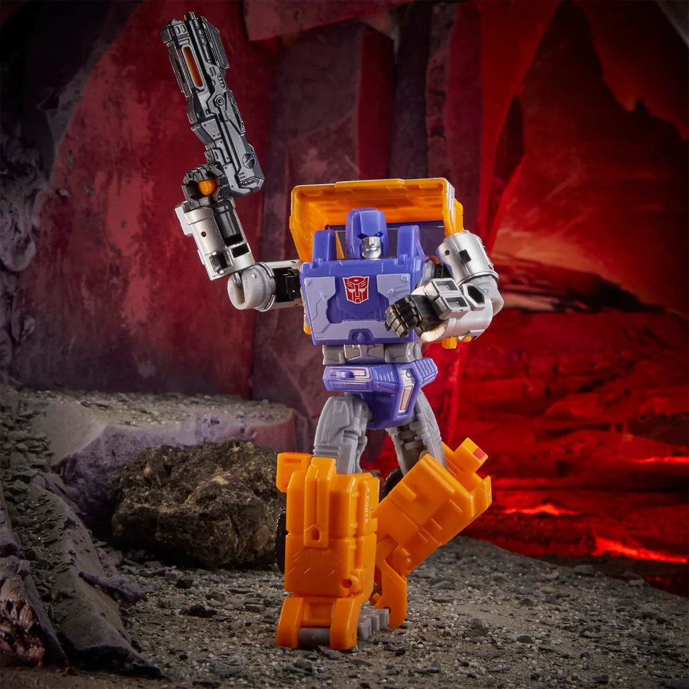 Hasbro Transformers Generations War for Cybertron: Kingdom Deluxe WFC-K16 Huffer Actiefiguur Afbeelding 1