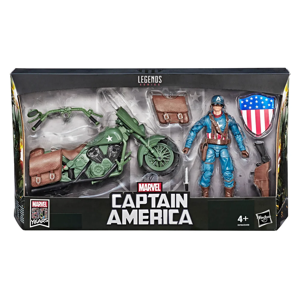 Hasbro Marvel Legends Series Captain America met Motor Actiefiguur Afbeelding 1