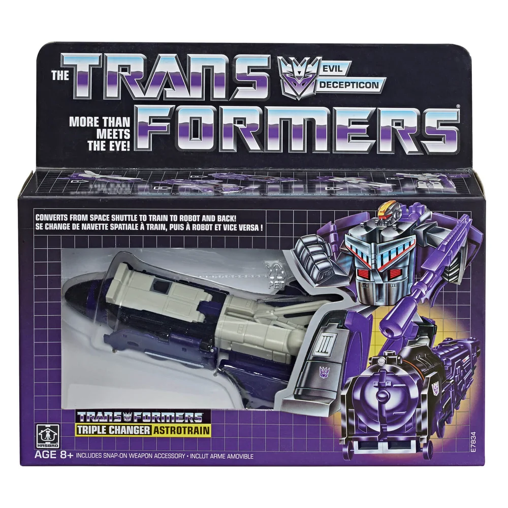 Hasbro Transformers Toys Vintage G1 Astrotrain Action Figure Afbeelding 1