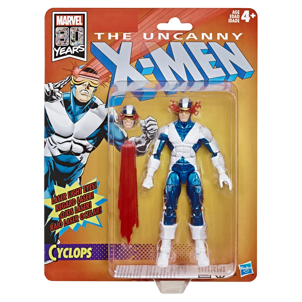 Hasbro Marvel Retro Collection Cyclops Action Figure Afbeelding 1