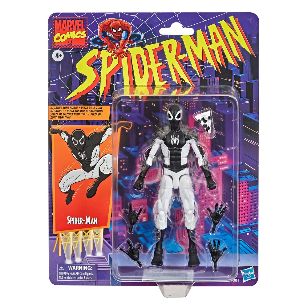 Hasbro Marvel Legends Spider-Man Vintage Collection Negatief Pak Figuur Afbeelding 1