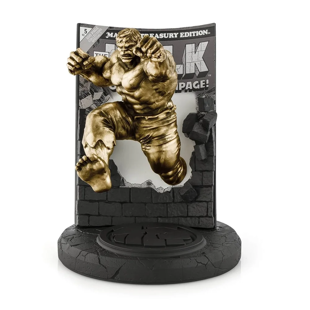 Royal Selangor Hulk Marvel Treasury Editie Goud Gelimiteerd Beeld Afbeelding 1