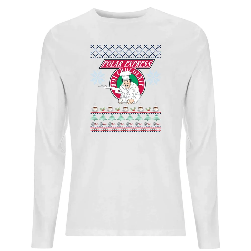 Hot Chocolate Unisex Long Sleeve T-Shirt - White - S Afbeelding 1