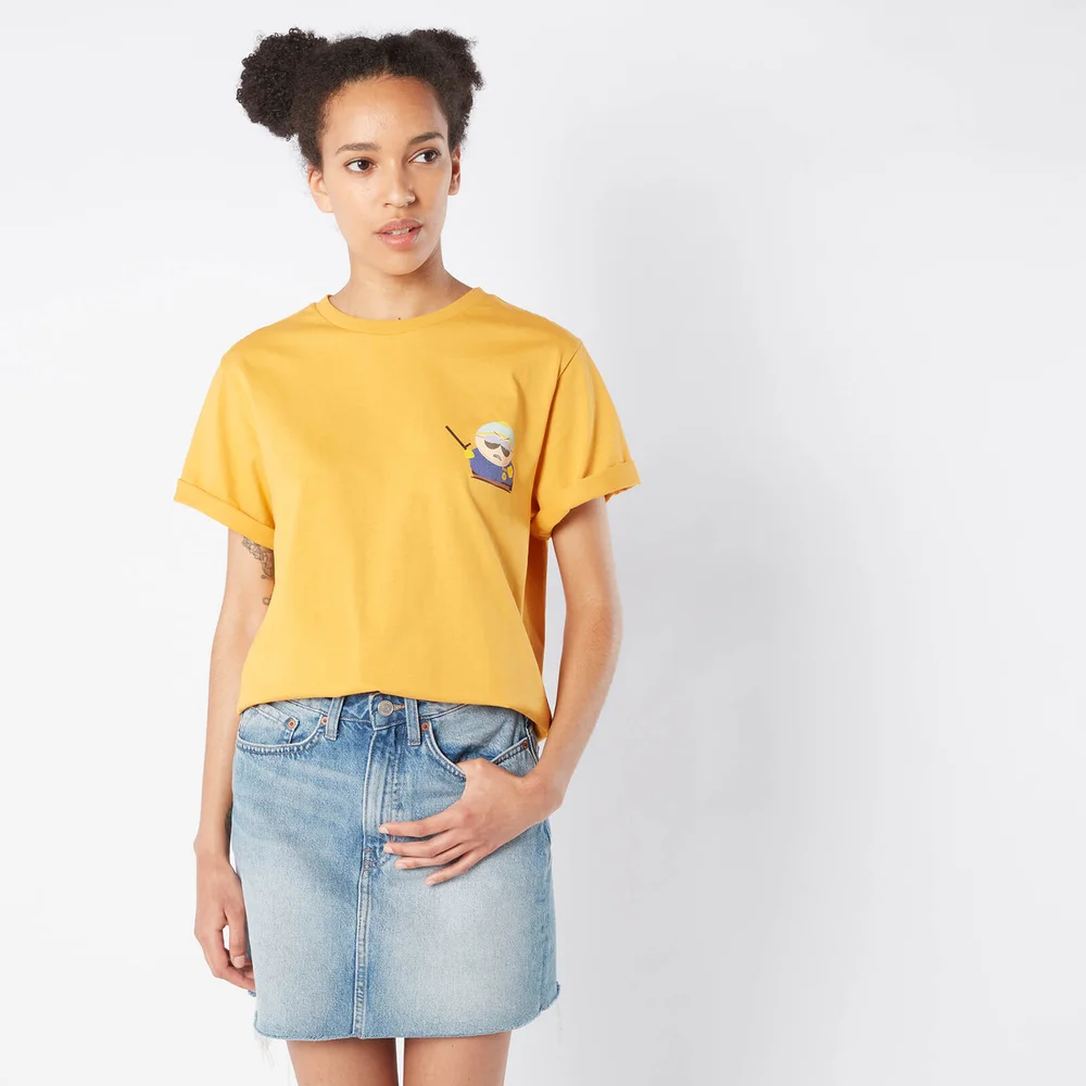 South Park Respect My Authority Unisex T-Shirt - Mosterd Geel - L Afbeelding 1