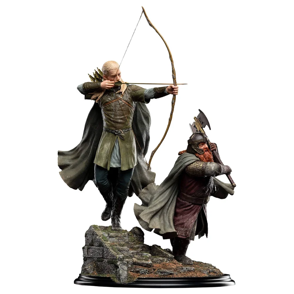 The Lord of the Rings Beeld 1/6 Legolas en Gimli bij Amon Hen 46 cm Afbeelding 1