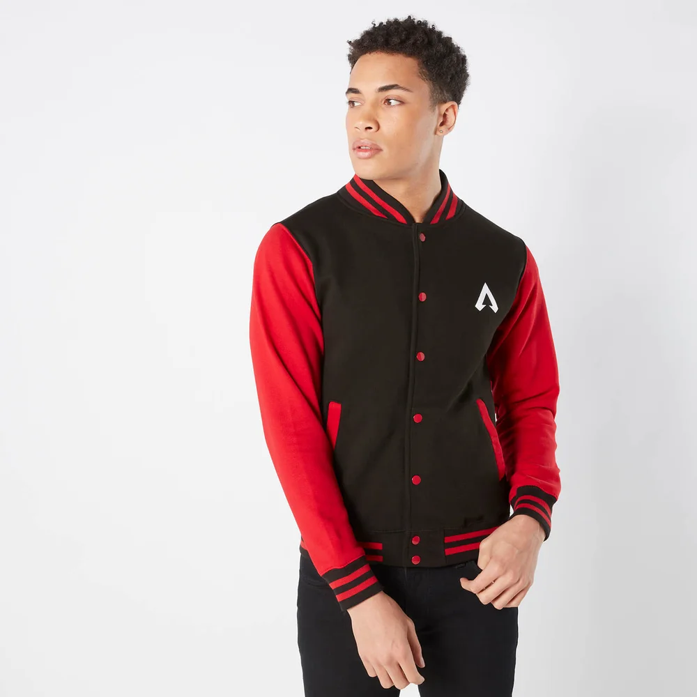 Apex Legends Unisex Varsity Jacket - Zwart / Rood - M Afbeelding 1