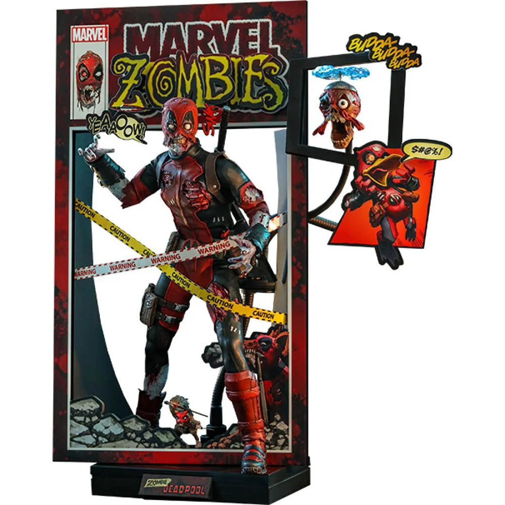 Hot Toys Marvel Zombies Comic Masterpiece 1/6 Zombie Deadpool 31cm Actiefiguur Afbeelding 1