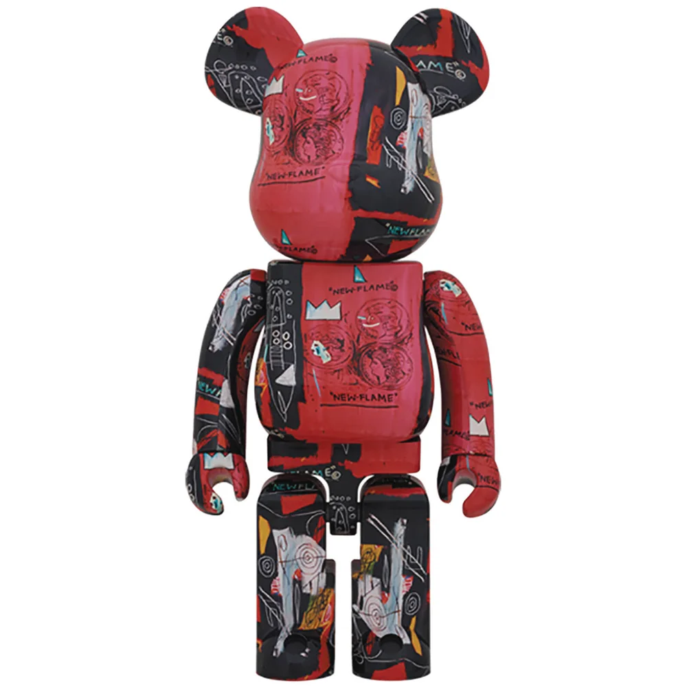 Medicom Andy Warhol X Basquiat 1000% Be@rbrick Afbeelding 1