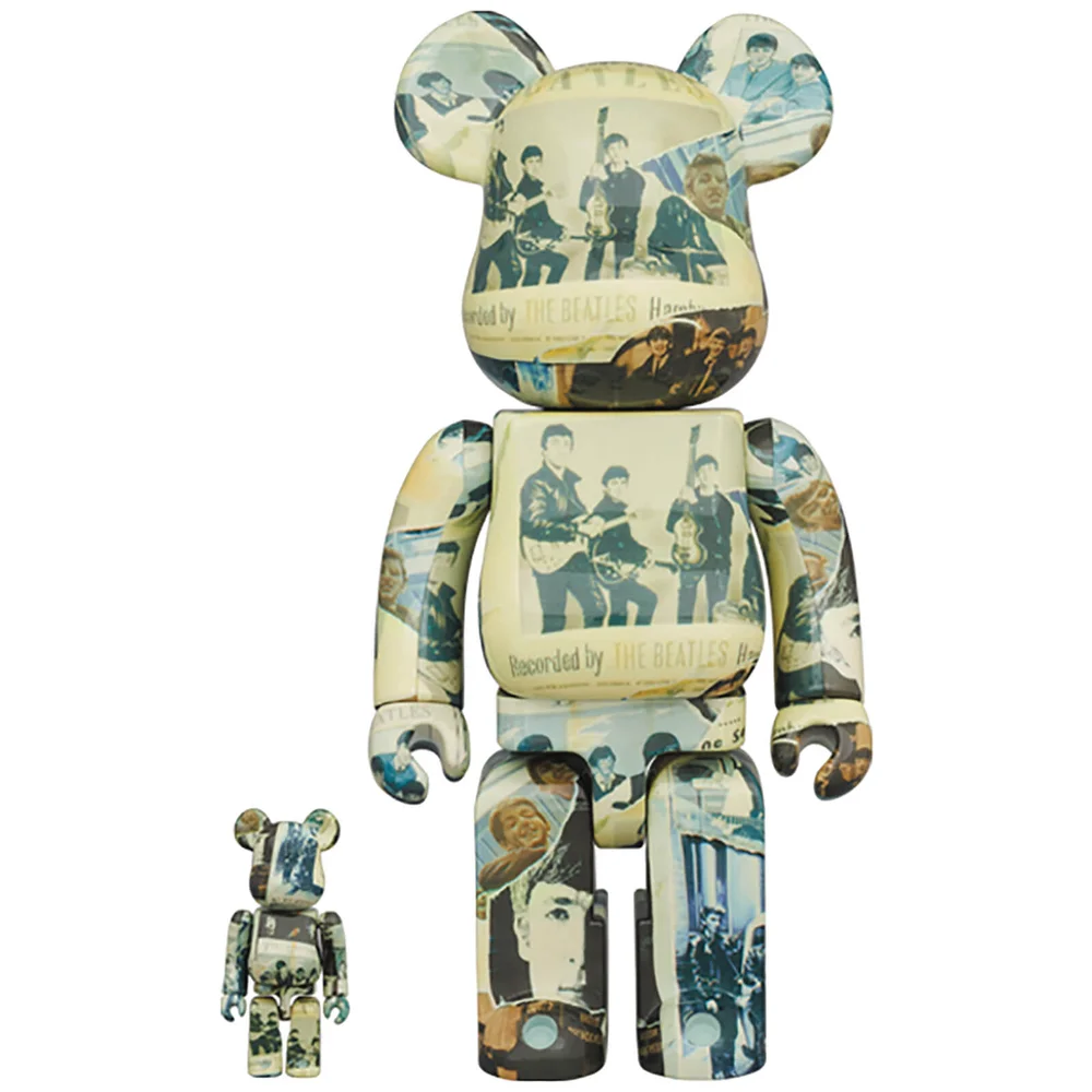 Medicom The Beatles Anthology 1 100% & 400% Be@rbrick 2 Pack Afbeelding 1