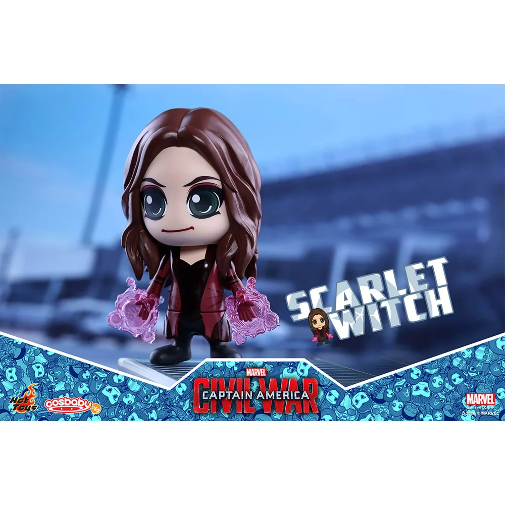 Hot Toys Cosbaby - Captain America Burgeroorlog (Maat S) - Scarlet Witch Afbeelding 1