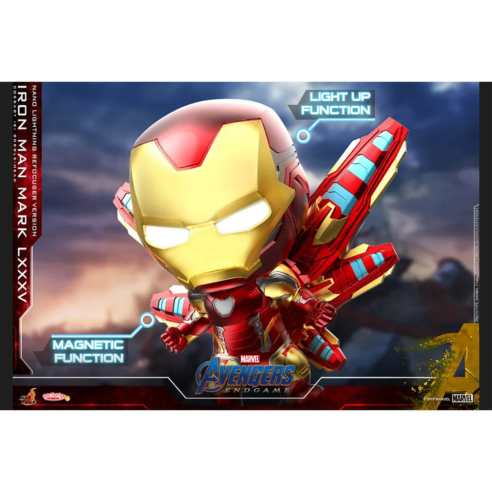 Hot Toys Cosbaby - Avengers: Endgame (Maat S) - Iron Man Mark 85 (Nano Lightning Refocuser Versie) Afbeelding 1
