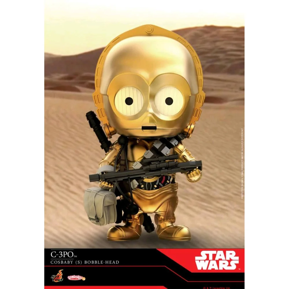 Hot Toys Cosbaby - Star Wars Rise of Skywalker (Size S) - C-3PO Afbeelding 1