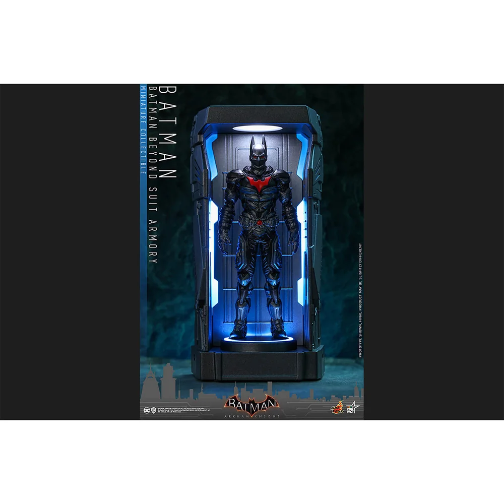 Hot Toys Video Game Masterpiece Compact - Batman: Arkham Knight/Serie 1 - Batman (Batman Beyond Suit/met Armory) Afbeelding 1