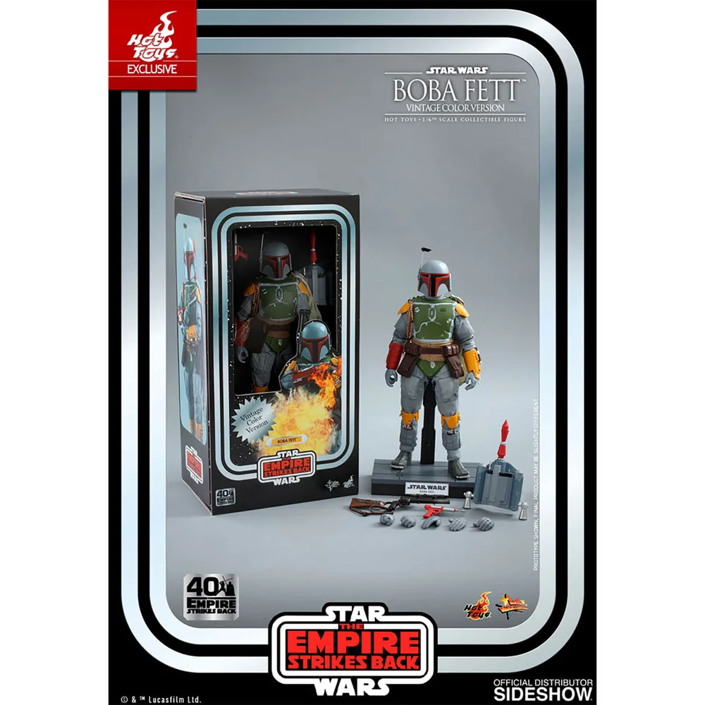 Hot Toys Movie Masterpiece - 1/6 Scale Fully Poseable Figure: Star Wars Episode V The Empire Strikes Back - Boba Fett Afbeelding 1