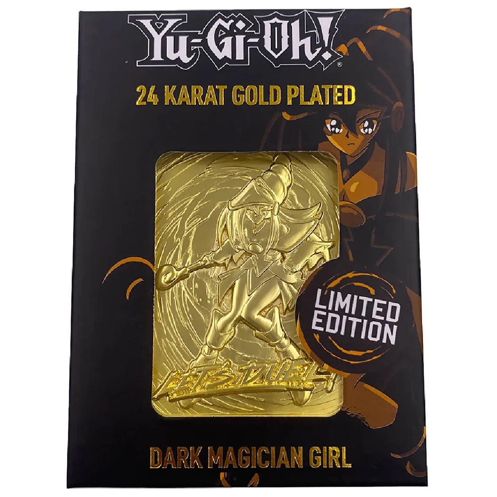 24K verguld Yu-Gi-Oh! Dark Magician Girl Kaart Afbeelding 1