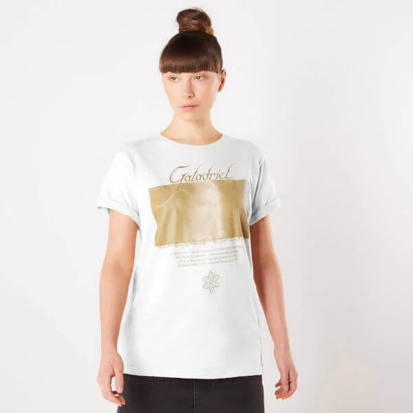 Lord Of The Rings Galadriel Lady Of The Galadhrim Women's T-Shirt - White - XS Afbeelding 1