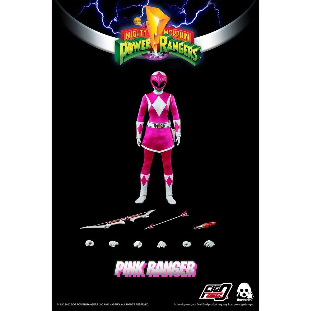 ThreeZero Power Rangers Roze Ranger 1:6 Schaal Figuur Afbeelding 1