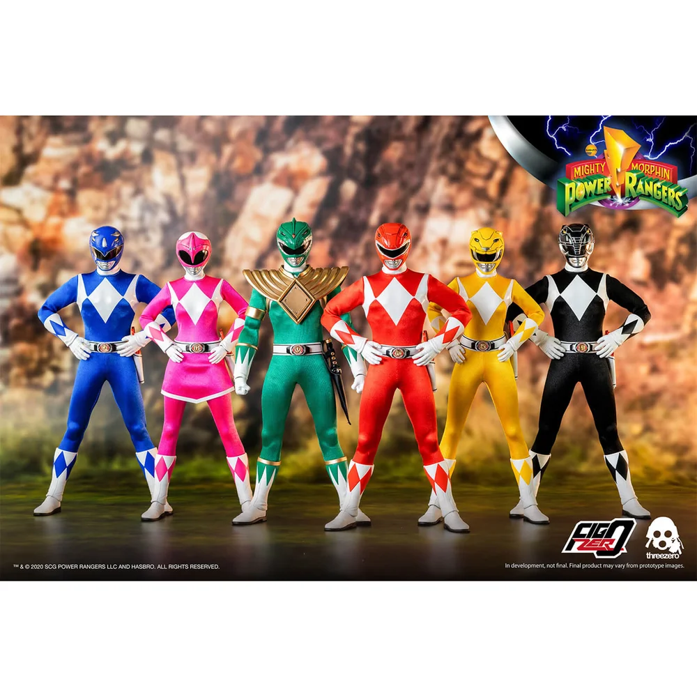 ThreeZero Power Rangers 1:6 Figuur Six-Pack Afbeelding 1