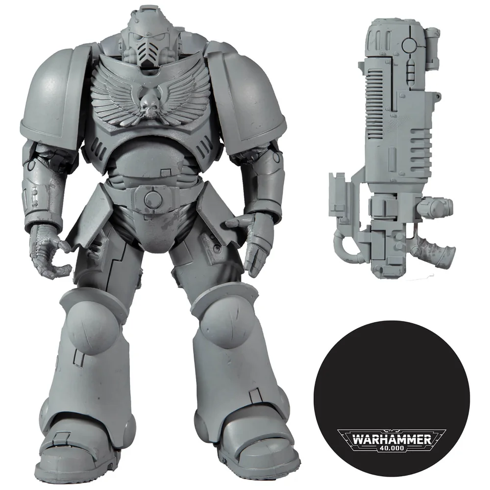 McFarlane Warhammer 40K 18 cm Figuren Wv2 - Primaris Ruimte marinier Hellblaster (Ap) Actiefiguur Afbeelding 1