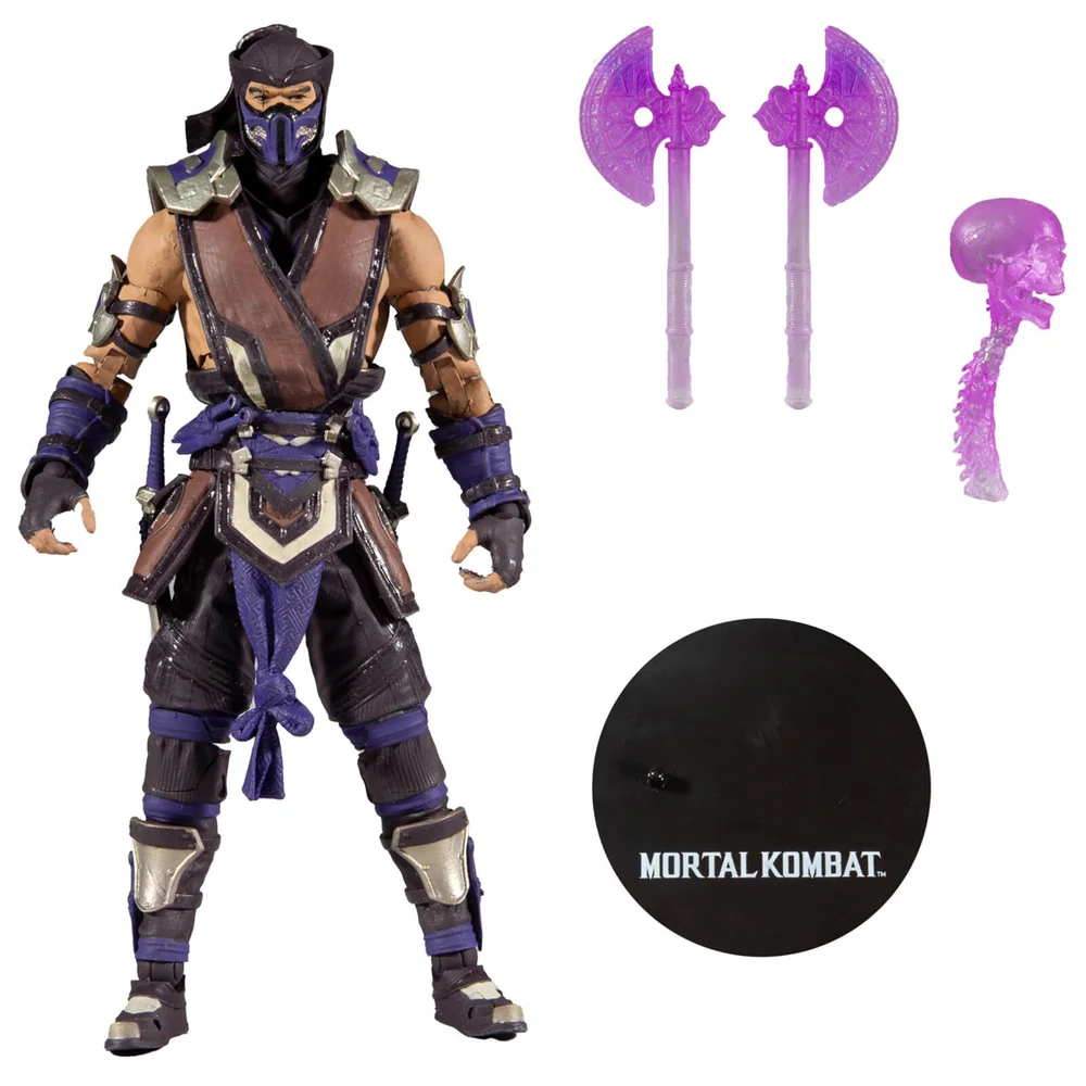 McFarlane Mortal Kombat 18 cm Figuren 5 - Sub Zero (Winter Purple Variant) Actiefiguur Afbeelding 1