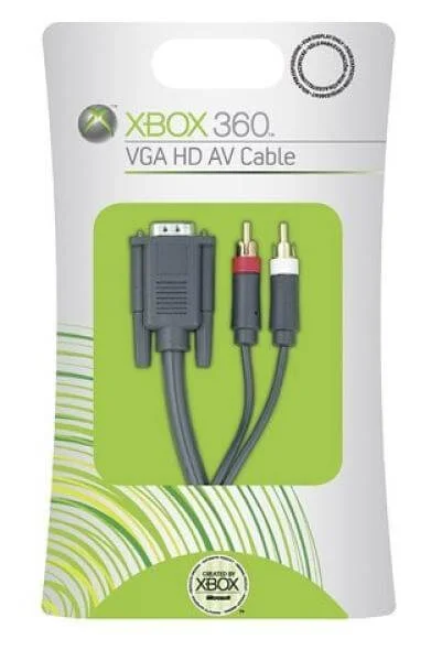Official XBox 360 VGA AV Cable Afbeelding 1