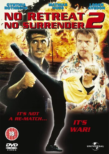 NO RETREAT NO SURRENDER 2 RAGING THUNDER DVD