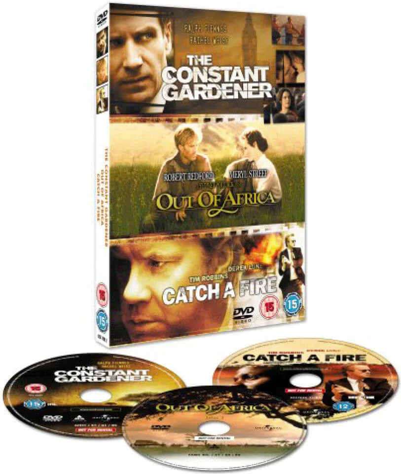 The Constant Gardener/Out Of Africa/Catch A Fire Afbeelding 1