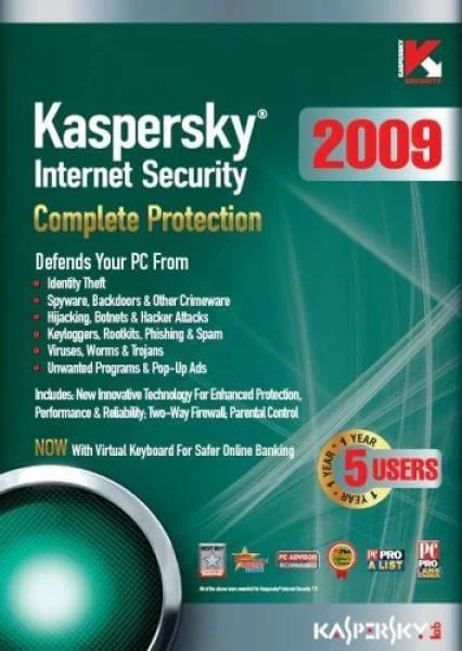 Kaspersky Internet Security 5 DVD Afbeelding 1