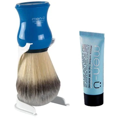 Men-U Premier Shaving Brush - Blue Afbeelding 1