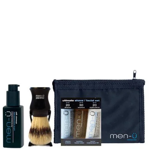 Men-U Compact Travel Kit with Black Brush Afbeelding 1