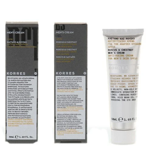 KORRES Ruscus & Chestnut Anti-Ageing Cream SPF15 50ml Afbeelding 1