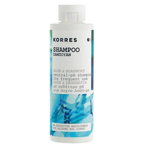 KORRES Aloe & Soapwort Shampoo 250ml Afbeelding 1